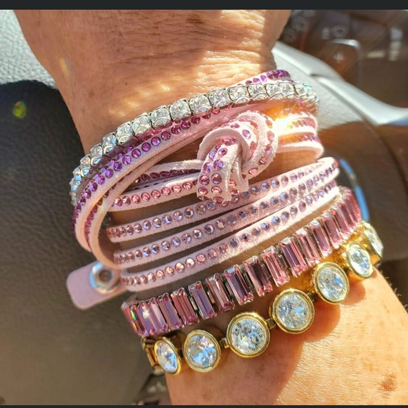 Touchstone Crystal by Swarovski WRAP STAR pink new in box over 600 crystals - Picture 5 of 11